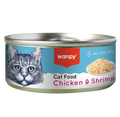 Wanpy Cat Wet Food Chicken & Shrimp 95g