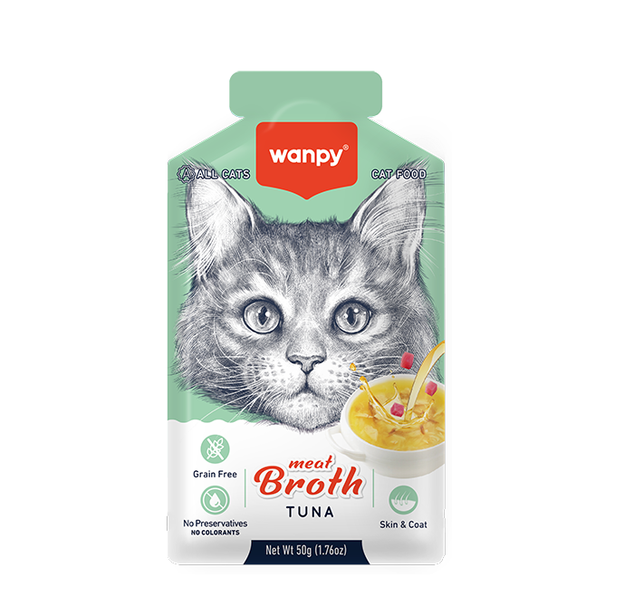 Wanpy Cat Wet Food Broth Tuna 50g
