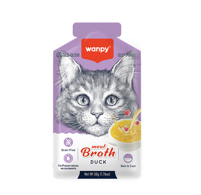 Wanpy Cat Wet Food Broth Duck 50g