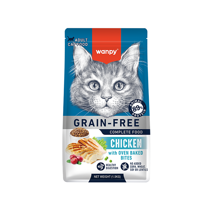 Wanpy Cat Dry Food Adult with Chicken