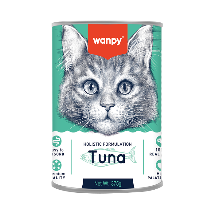 Wanpy Cat Wet Food with Tuna 375g