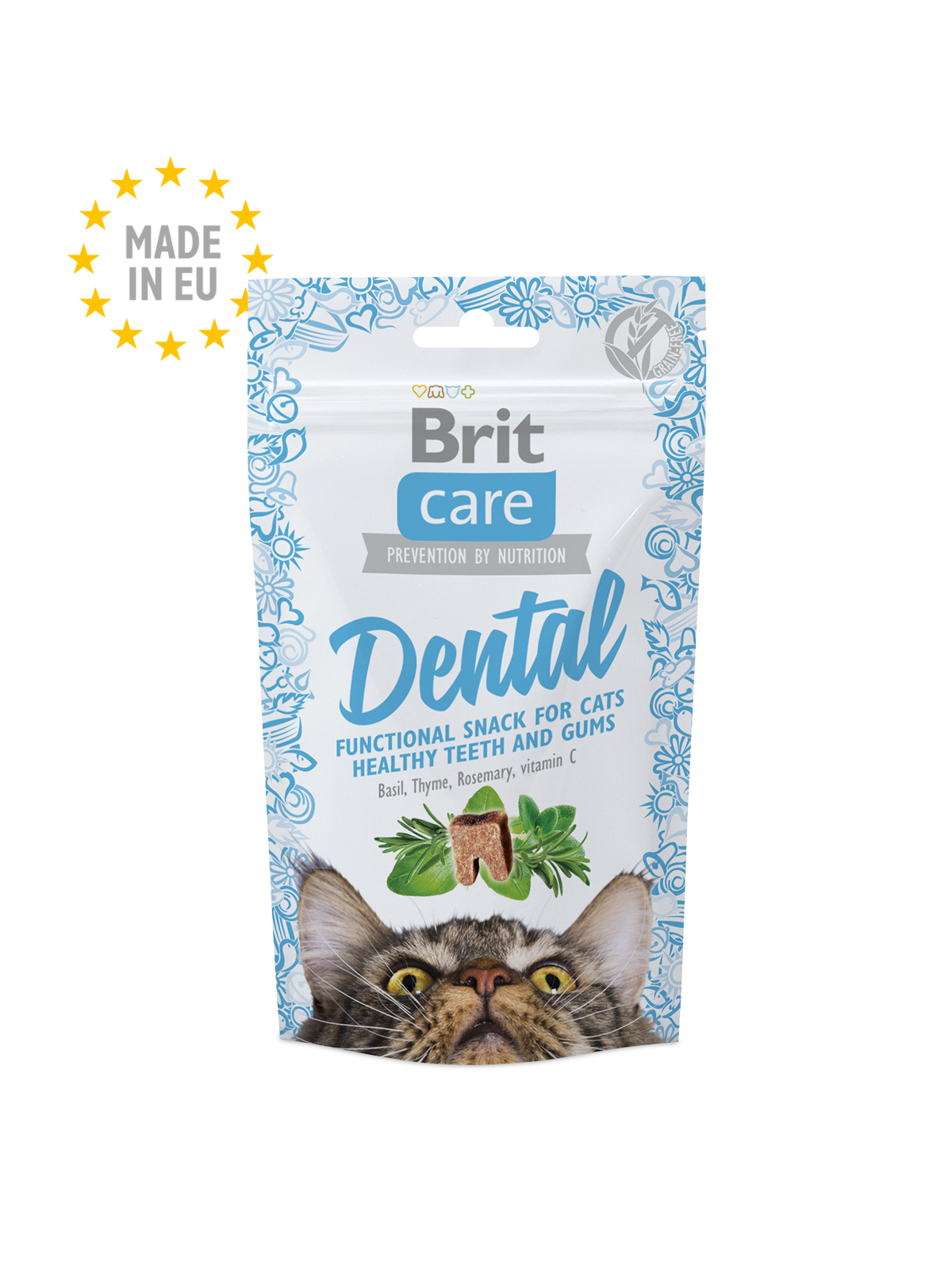 Brit Care Cat Snack Dental 50g