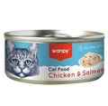 Wanpy Cat Wet Food Chicken & Salmon 95g